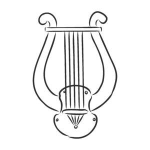 Lira, instrument, atrybut Apollina, boga poezji